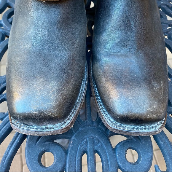 SOLD FreeBird by Steven Train Leather Mule Heel Bootie - Picture 8 of 12